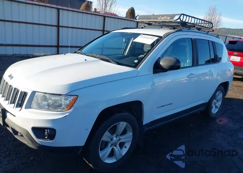 2012 Jeep Compass Sport из США, поврежденный, VIN 1C4NJDBB4CD683309